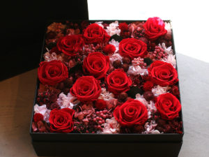 Preserved Flower Dozen Roses Remake Box Arrangement