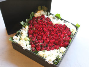Heart Rose Box Arrangement | ハートローズボックスアレンジメント