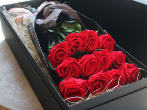 Preserved Flower Dozen Roses Box Bouquet