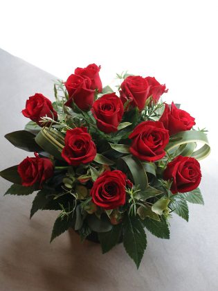 Dozen Rose Arrangement